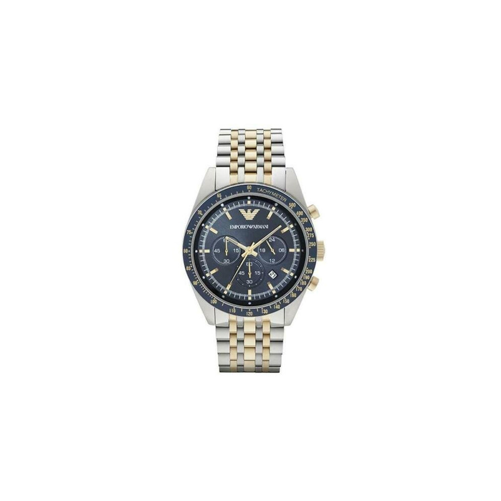 Armani Emporio Tazio Chronograph Tachymeter Dial Men's Watch Ar6088 Multicoloured