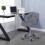 Charles Jacobs (Fabric Grey) Charles Jacobs Cushioned Swivel Office Chair 1