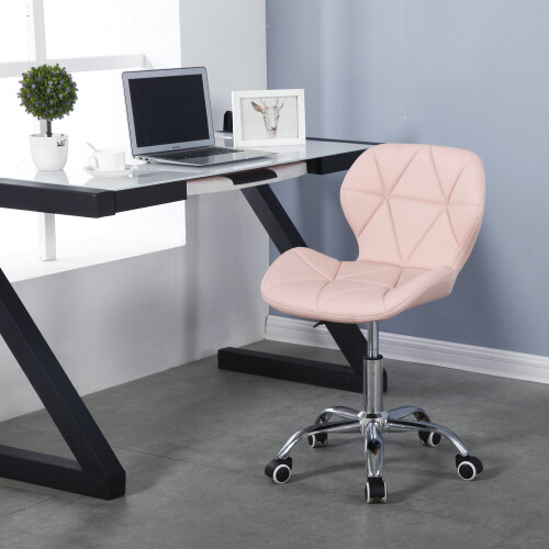 Charles Jacobs (Pink) Charles Jacobs Cushioned Swivel Office Chair