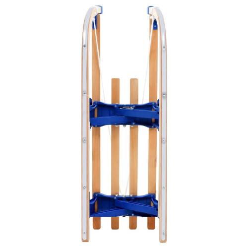 VidaXL VidaXL Folding Wooden Sled 2