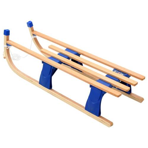 VidaXL VidaXL Folding Wooden Sled 1