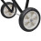 VidaXL Metal Foldable Saddle Rack 84 cm Steel Saddle Rack with Wheels Black 4