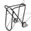 VidaXL Metal Foldable Saddle Rack 84 cm Steel Saddle Rack with Wheels Black 1