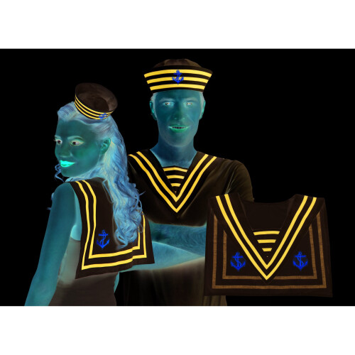 Adults Mens Womens Sailor Collar Fancy Dress Accessory