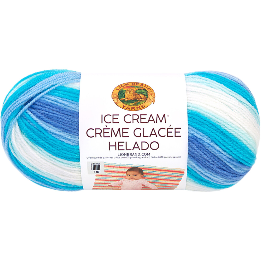 Lion Brand Ice Cream Yarn-Blue Moon