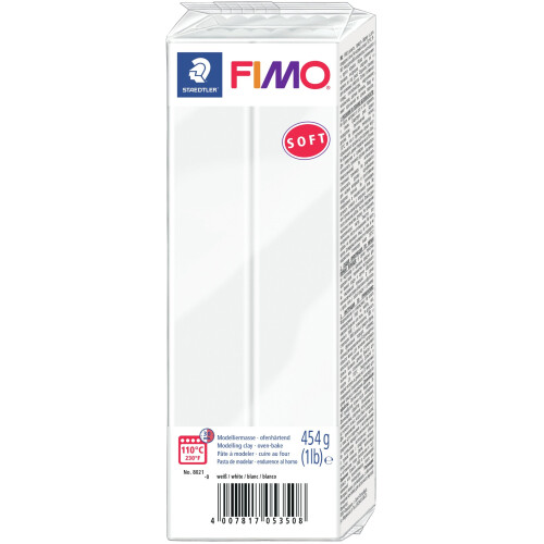 Staedtler Fimo Soft Polymer Clay 1lb-White