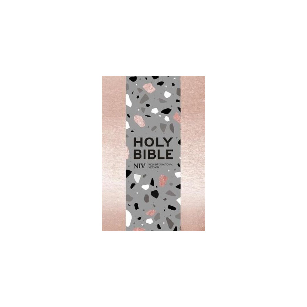 Gold Niv Pocket Rose Soft-Tone Bible With Zip
