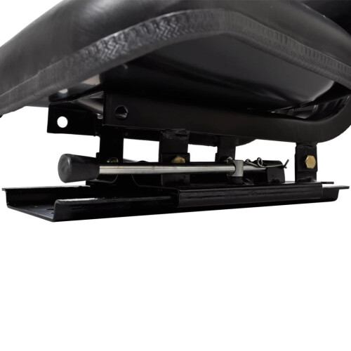 VidaXL vidaXL Tractor Seat with Backrest Black Comfortable Quality Replace Accessory 2