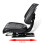 VidaXL vidaXL Tractor Seat with Backrest Black Comfortable Quality Replace Accessory 5