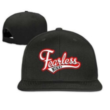 Nikki Bella Logo Fearless Unisex Fitted Flat Bill Snapback Hat - 100% Cotton, Street Style