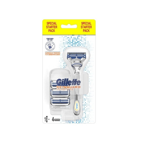 Gillette Gillette Skinguard Sensitive Starter Pack | Ανδρικά ξυραφάκια για ευαίσθητο δέρμα