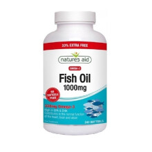 Natures Aid Fish Oil 1000mg 240 Softgels 33% Extra