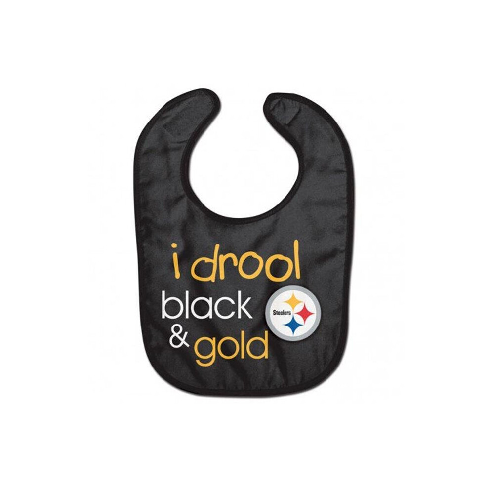 Pittsburgh Steelers Baby Bib All Pro Style I Drool Design Wincraft