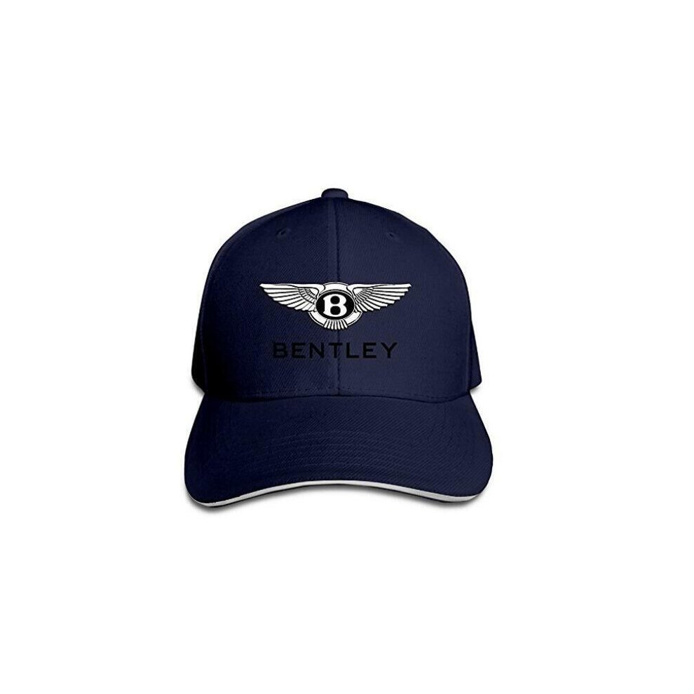 Bentley Motors Sandwich Baseball Caps For Unisex Adjustable Navy