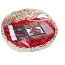 Make Your Own Hamper Kit - Oval Basket Ribbon Cellophane Wood Wool 739004