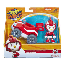 Top Wing Rod Figure and Vehicle