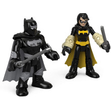 DC SUPER FRIENDS Fisher-Price Imaginext, Schwarzer Fledermaus & Ninja Batman