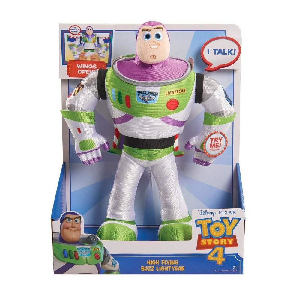 Toy Story 4 High Flying Buzz Lightyear Feature Plush-image-OPC-P52GFB6-NEW