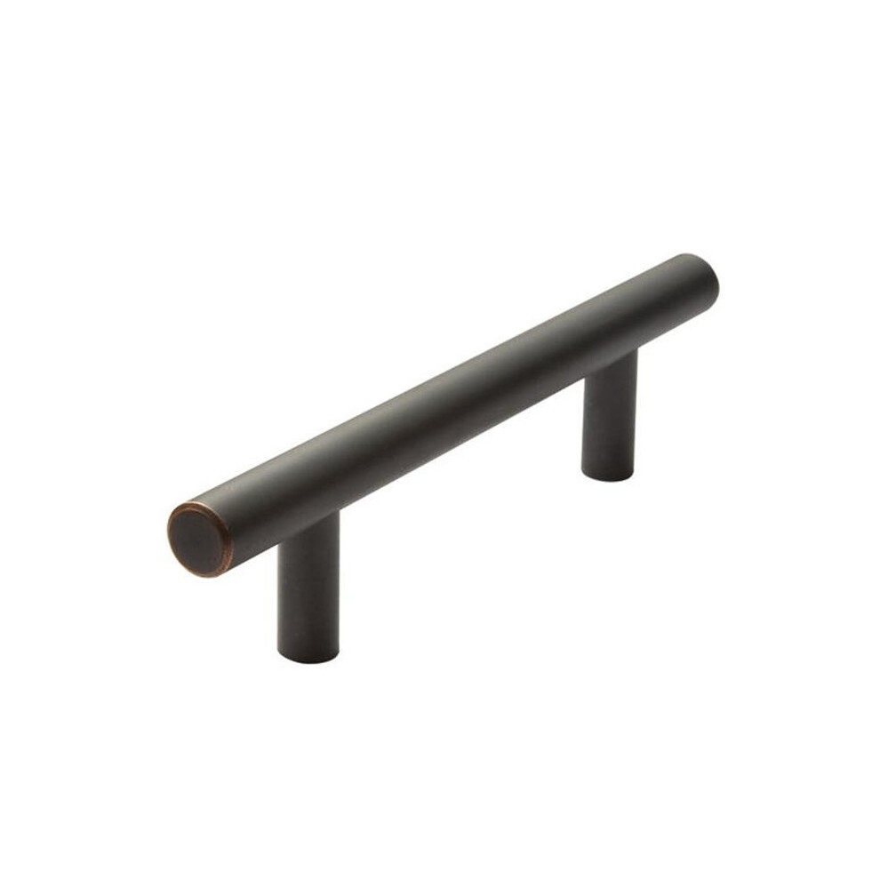 Laurey 87366 Steel T - Bar Pull - Oil Rubbed Bronze - 128 Mm 722233873663