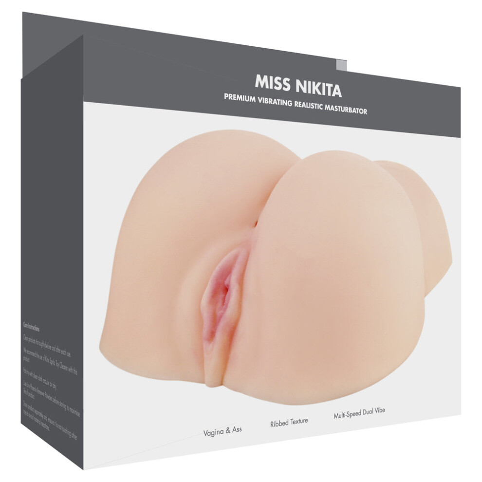 Linx Miss Nikita Premium Vibrating Realistic Masturbator Flesh Os