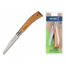 Opinel No. 12 Folding Saw - 12cm Carbon Steel Blade - Beechwood Handle