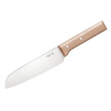 Santoku-Messer - OPINEL - N119 - Edelstahl - Buchenholzgriff - 17 cm