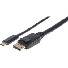 Manhattan 2 M Displayport/Usb A/V Cable for Audio/Video Device Projector Tv 152471