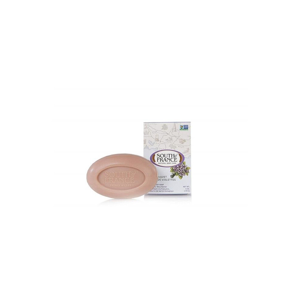 South Of France 250041 6 Oz Violet Bouquet Bar Soap