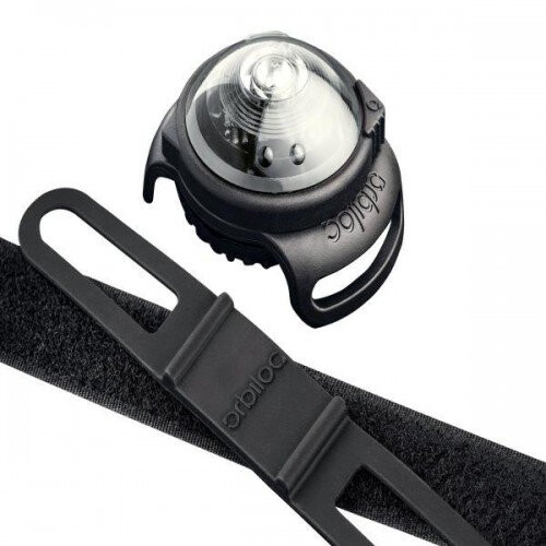 (One Size, White) Orbiloc Dog Safety Light