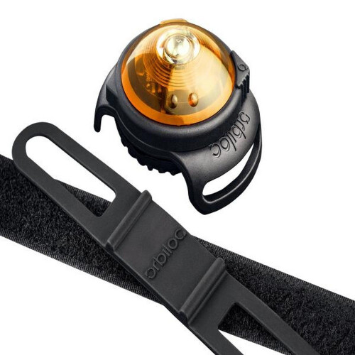 (One Size, Yellow) Orbiloc Dog Safety Light