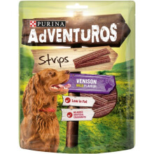 Purina Adventuros Venison Strips Dog Treats (Pack Of 6)