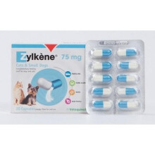 (20 x 75mg, May Vary) Zylkene Capsules For Cats And Dogs (Pack Of 20)