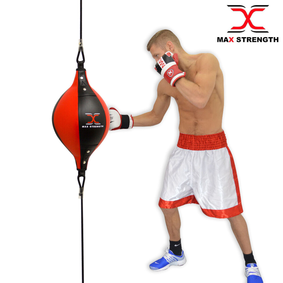 Double End Speed Ball Floor to Ceiling Boxing Punch Bag MMA Gym Training Bag New