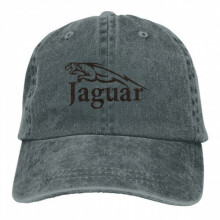 Jaguar Logo Design Men's Cotton Washed Baseball Cap Hats
