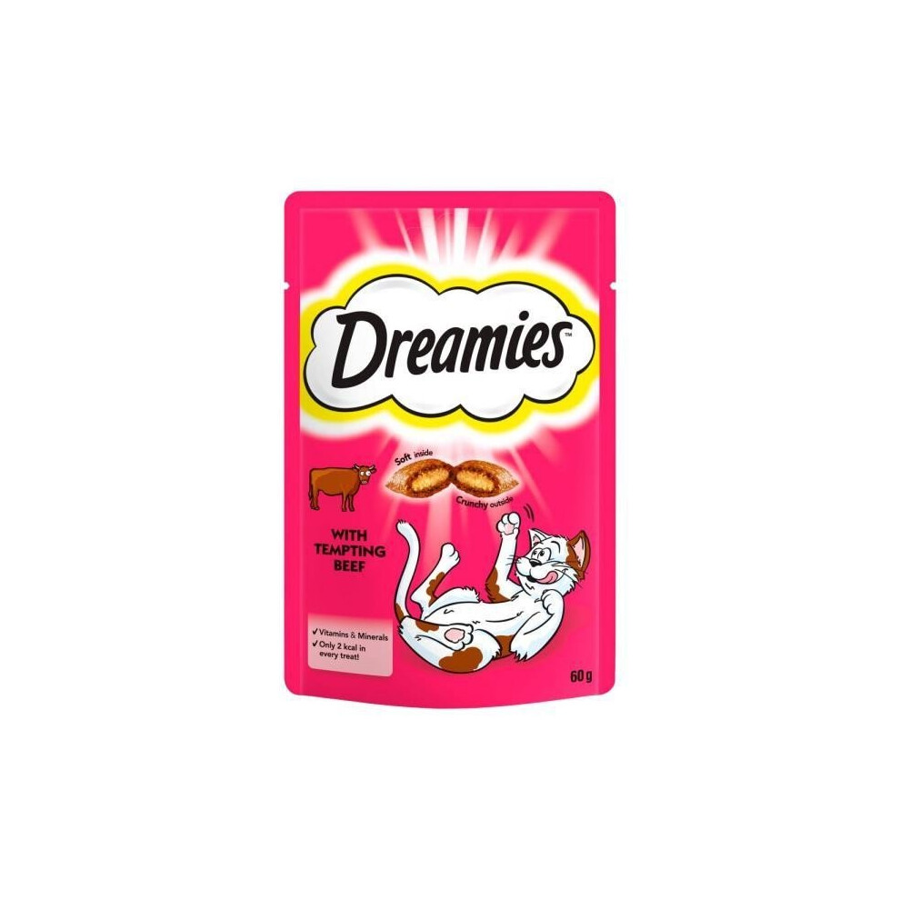 Dreamies Beef Cat Treats (8x60g)