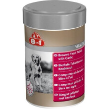 8 In 1 Brewers Yeast With Garlic Dog Supplement Tablets