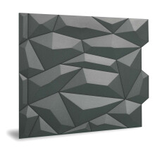 Profhome 3D 705390 Glacier Smoked Gray Decor panel 3D matt grey 2 m2