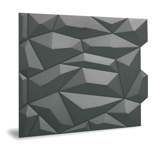 Profhome 3D 705390 Glacier Smoked Gray Decor panel 3D matt grey 2 m2