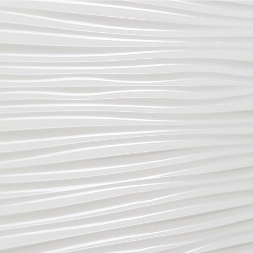 Profhome 3D 704551 Wilderness White Decor panel 3D shiny white 1,7 m2 1