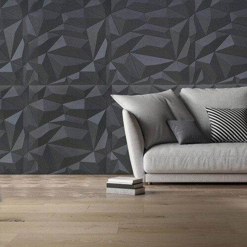 Profhome 3D 705390 Glacier Smoked Gray Decor panel 3D matt grey 2 m2 2
