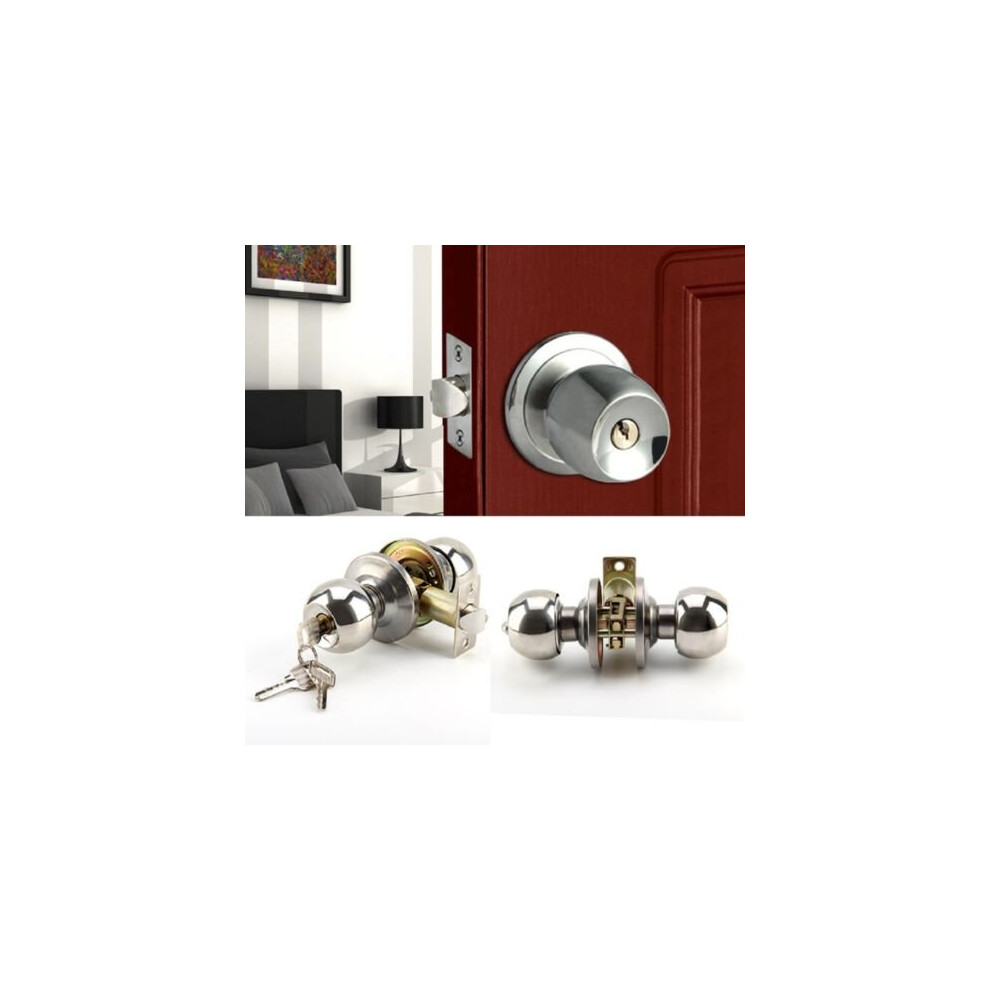 Stainless Steel Door Knobs Latch Lock