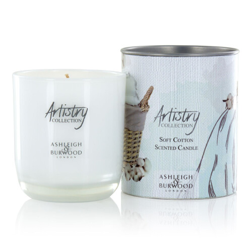 Artistry Collection Scented Candle Jar Medium 200g Soft Cotton