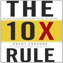 The 10x Rule: The Only Difference Between Success and Failure