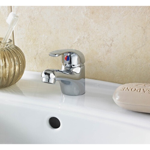Domino Bathroom Basin mono mixer tap including waste 2