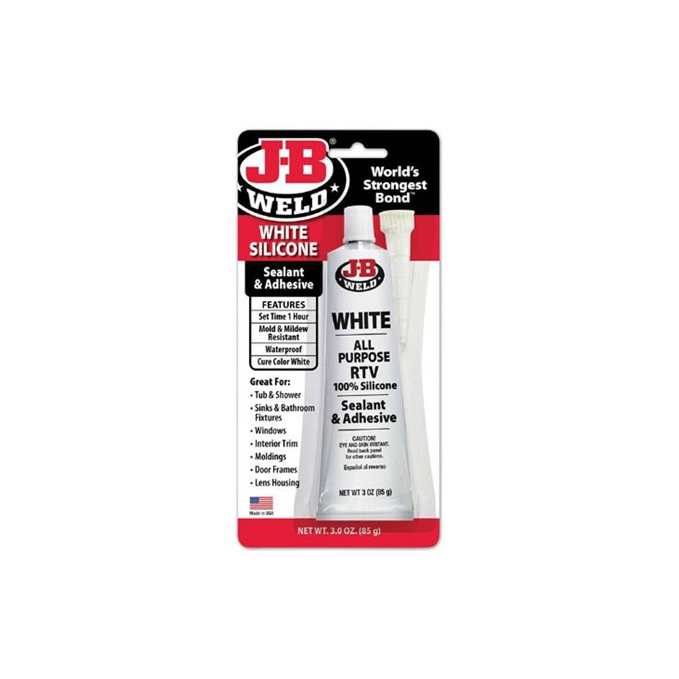 JB Weld 31312 3 oz White RTV Acetoxy