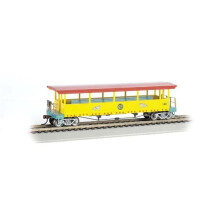 Bachmann Ringling Bros. en Barnum & Bailey Open-Sided Excursiewagen met #142 Stoelen (HO Schaal)