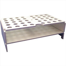 40 Place Keyed Rack, Anodized Aluminum 1 pk