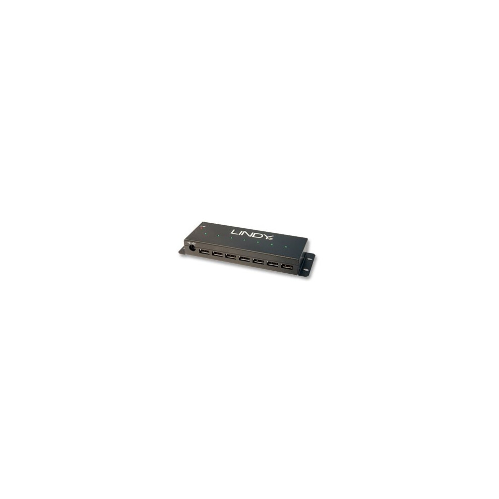 Lindy 7-Port Usb Hub Interface Hub 480 Mbit/S Black 4002888427944