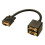 Lindy VGA Splitter Cable VGA cable 0.18 m VGA (D-Sub) Black 1