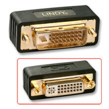 Lindy DVI-I Port Saver DVI-D Black